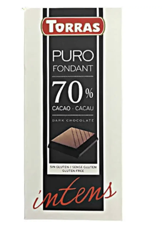 Шоколад чорний 214 Torras 70% какао 200г